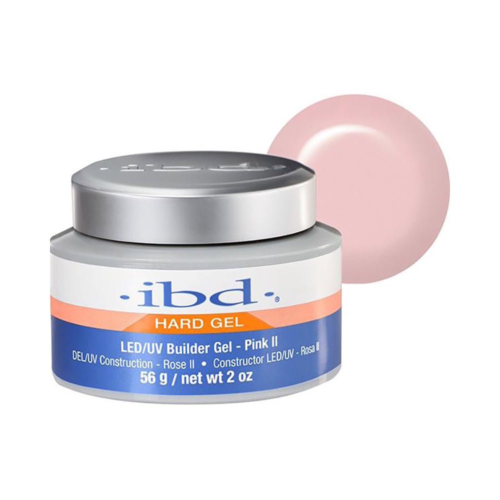 IBD LED/UV Builder Gel Pink II - 2 oz - DTK Nail Supply