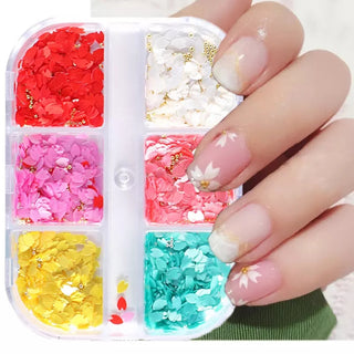  6 Grids Flower Flakes Charms #01 Spring by OTHER sold by DTK Nail Supply