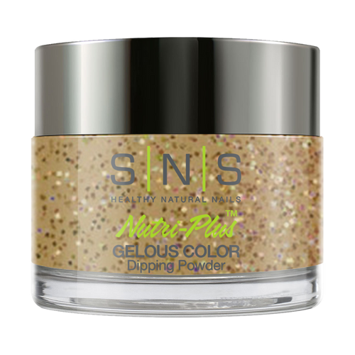 SNS Dipping Powder Nail - IS27 - Gold Dust by SNS sold by DTK Nail Supply
