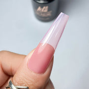 Jelly Gel Polish Colors - LDS 12 Hint of Violet - Nude Collection - DTK Nail Supply