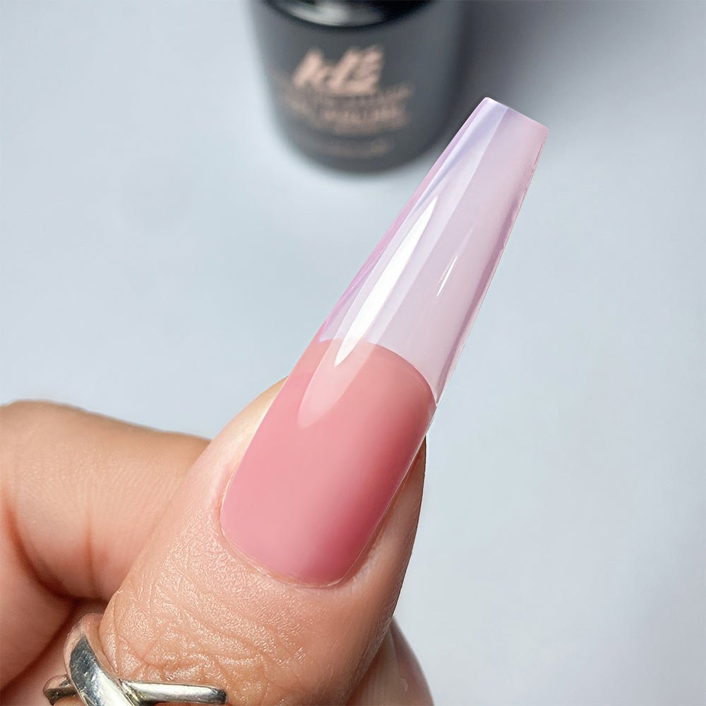 Jelly Gel Polish Colors - LDS 12 Hint of Violet - Nude Collection - DTK Nail Supply