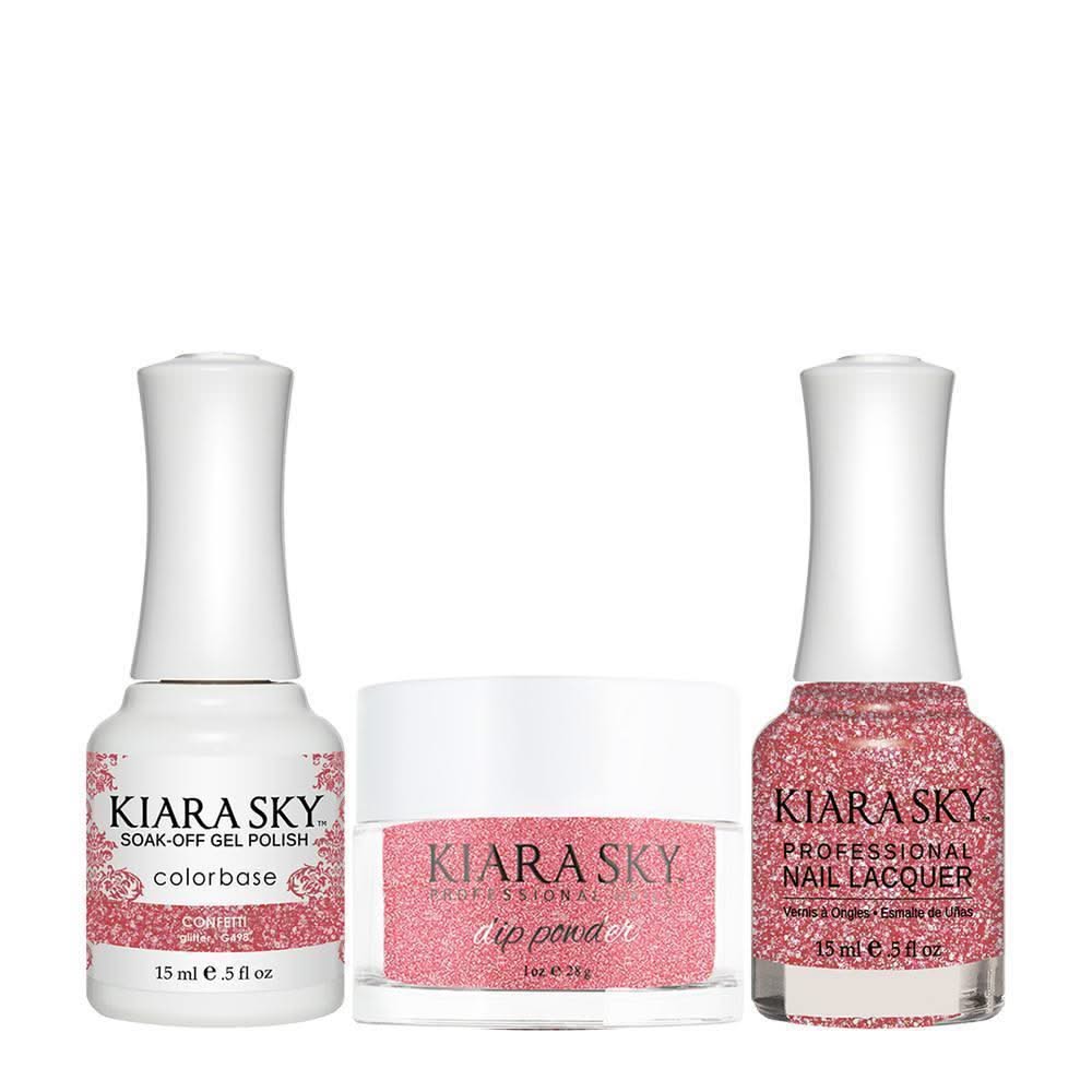 Kiara Sky 3 in 1 - 498 Confetti DGL498 - DTK Nail Supply