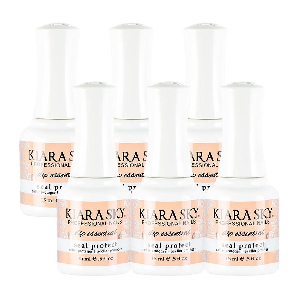 Kiara Sky Dipping Essential - Dip Seal Protect Kit - 0.5 oz - DTK Nail Supply
