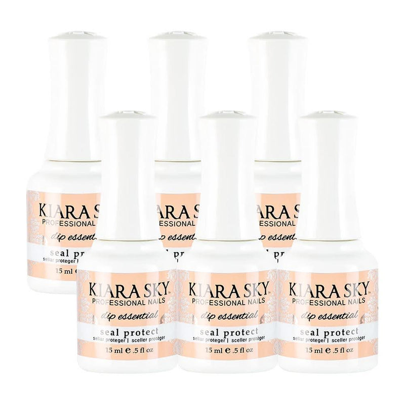Kiara Sky Dipping Essential - Dip Seal Protect Kit - 0.5 oz - DTK Nail Supply
