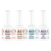Kiara Sky Dipping Essential Kit - Bond, Base, Seal, Top - 0.5 oz - DTK Nail Supply