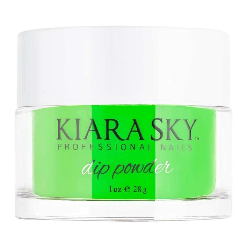 Kiara Sky Dipping Powder Nail - 448 Green With Envy - DTK Nail Supply