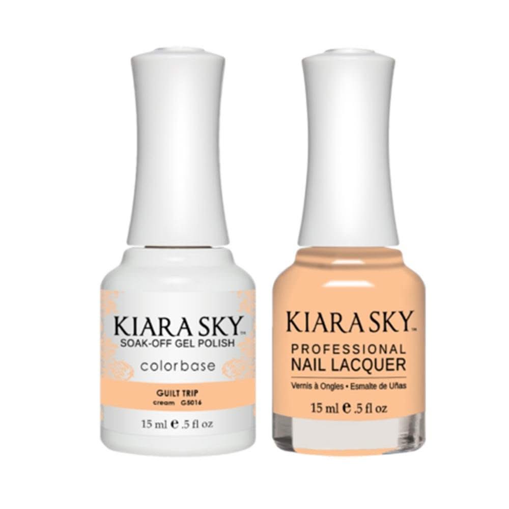 Kiara Sky Gel Nail Polish Duo - All - In - One - 5016 GUILT TRIP - DTK Nail Supply