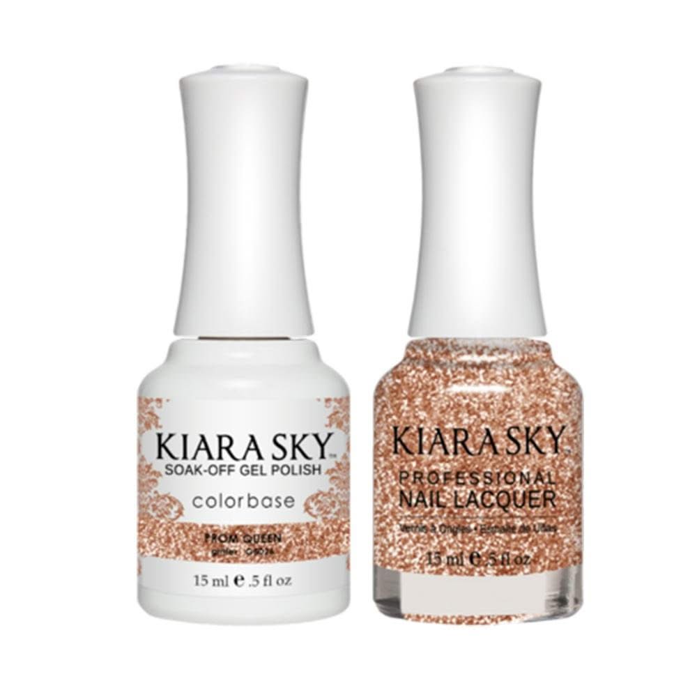 Kiara Sky Gel Nail Polish Duo - All - In - One - 5026 PROM QUEEN - DTK Nail Supply