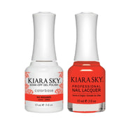 Kiara Sky Gel Nail Polish Duo - All - In - One - 5032 NO REDGRETS - DTK Nail Supply