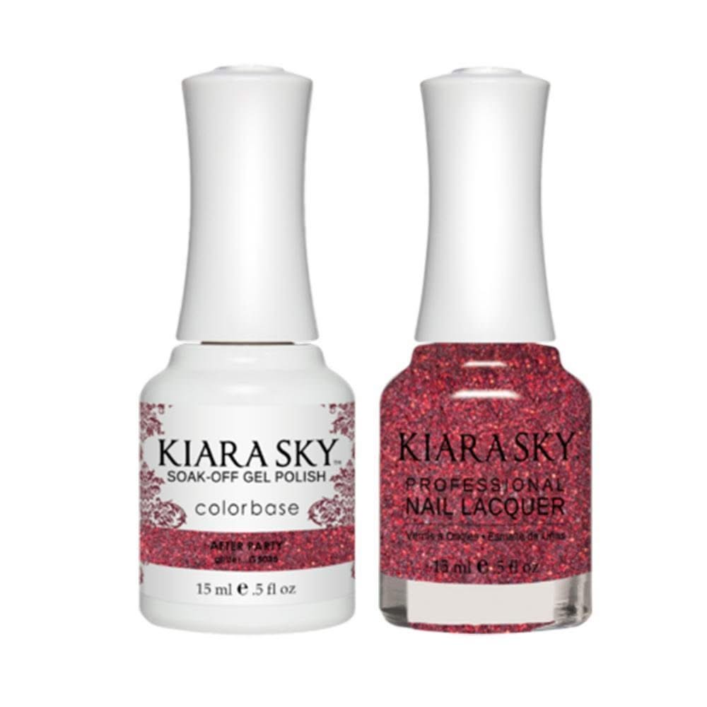 Kiara Sky Gel Nail Polish Duo - All - In - One - 5035 AFTER PARTY - DTK Nail Supply