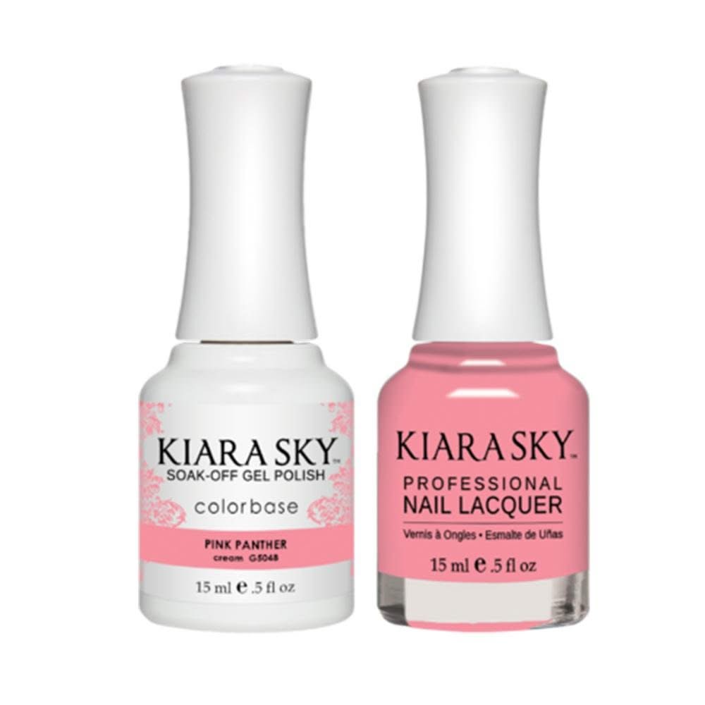 Kiara Sky Gel Nail Polish Duo - All - In - One - 5048 PINK PANTHER - DTK Nail Supply