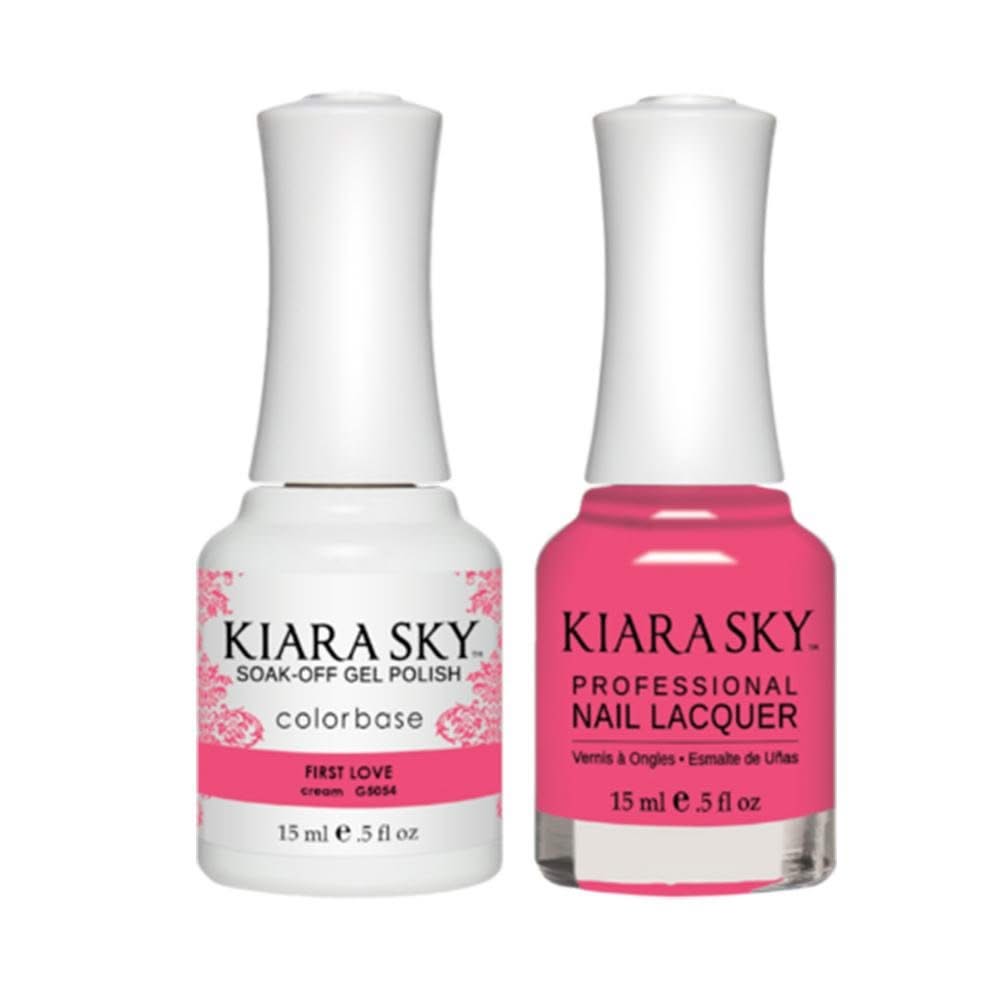 Kiara Sky Gel Nail Polish Duo - All - In - One - 5054 FIRST LOVE - DTK Nail Supply