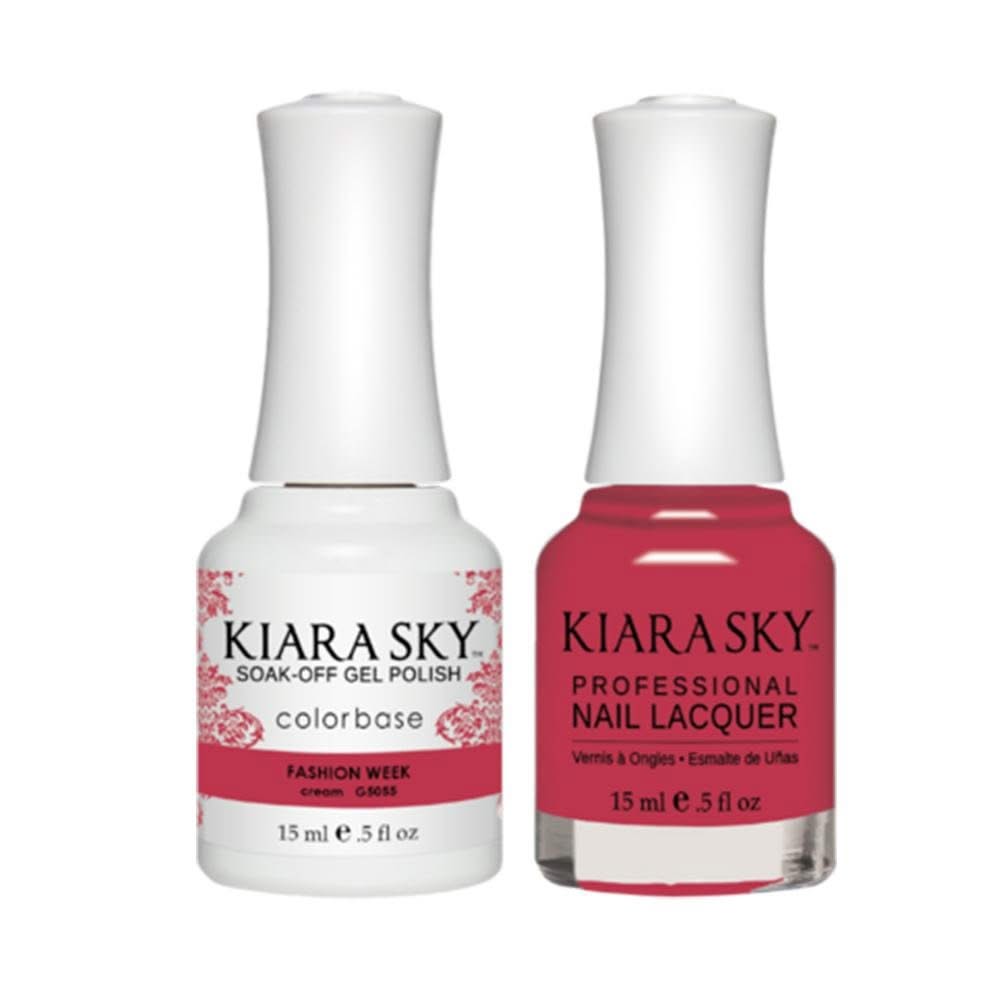 Kiara Sky Gel Nail Polish Duo - All - In - One - 5055 FASHION WEEK - DTK Nail Supply