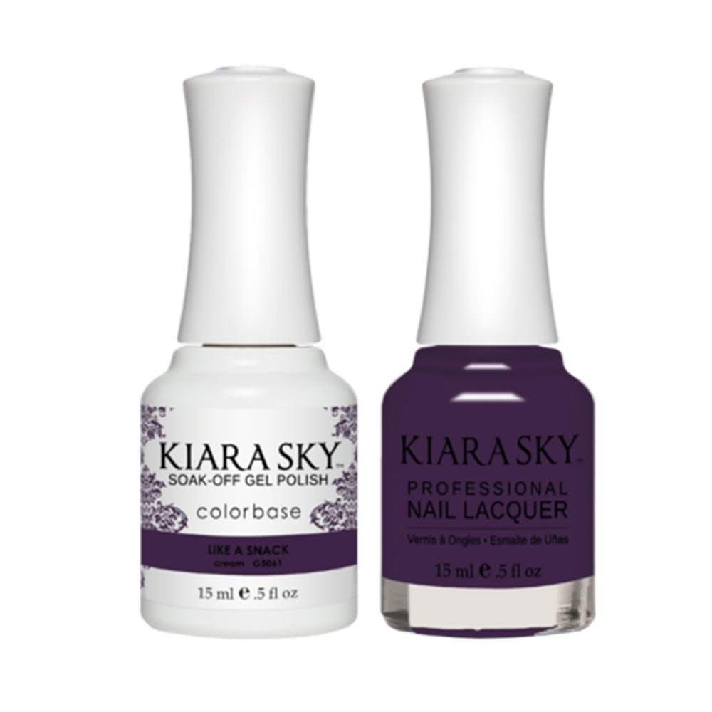 Kiara Sky Gel Nail Polish Duo - All - In - One - 5061 LIKE A SNACK - DTK Nail Supply