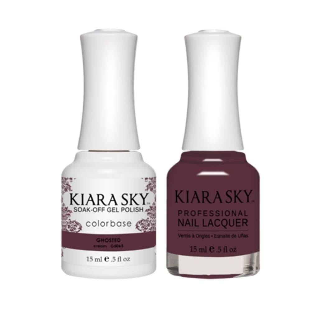 Kiara Sky Gel Nail Polish Duo - All - In - One - 5065 GHOSTED - DTK Nail Supply