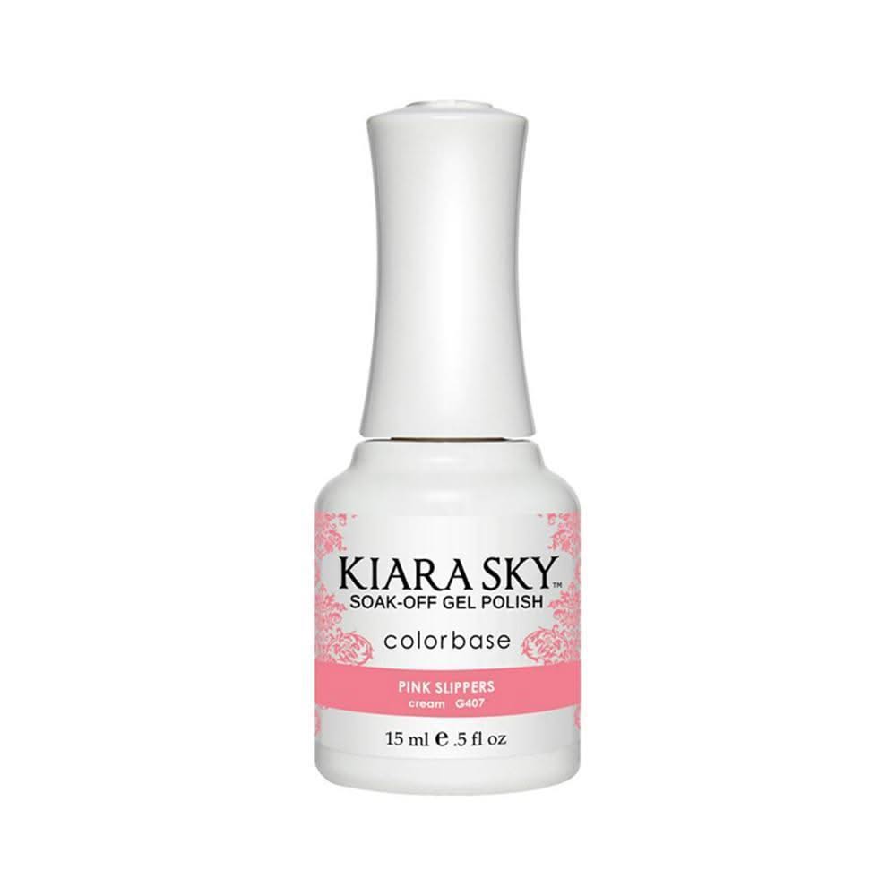 Kiara Sky Gel Polish 407 - Pink Slippers - DTK Nail Supply