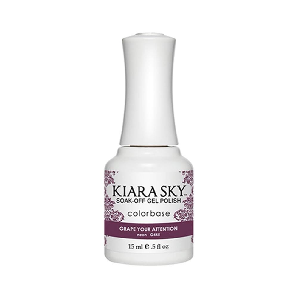 Kiara Sky Gel Polish 445 - Grape Your Attention - DTK Nail Supply