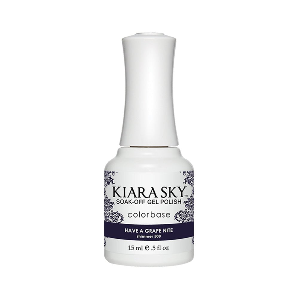 Kiara Sky Gel Polish 508 - Have a Grape Nite - DTK Nail Supply