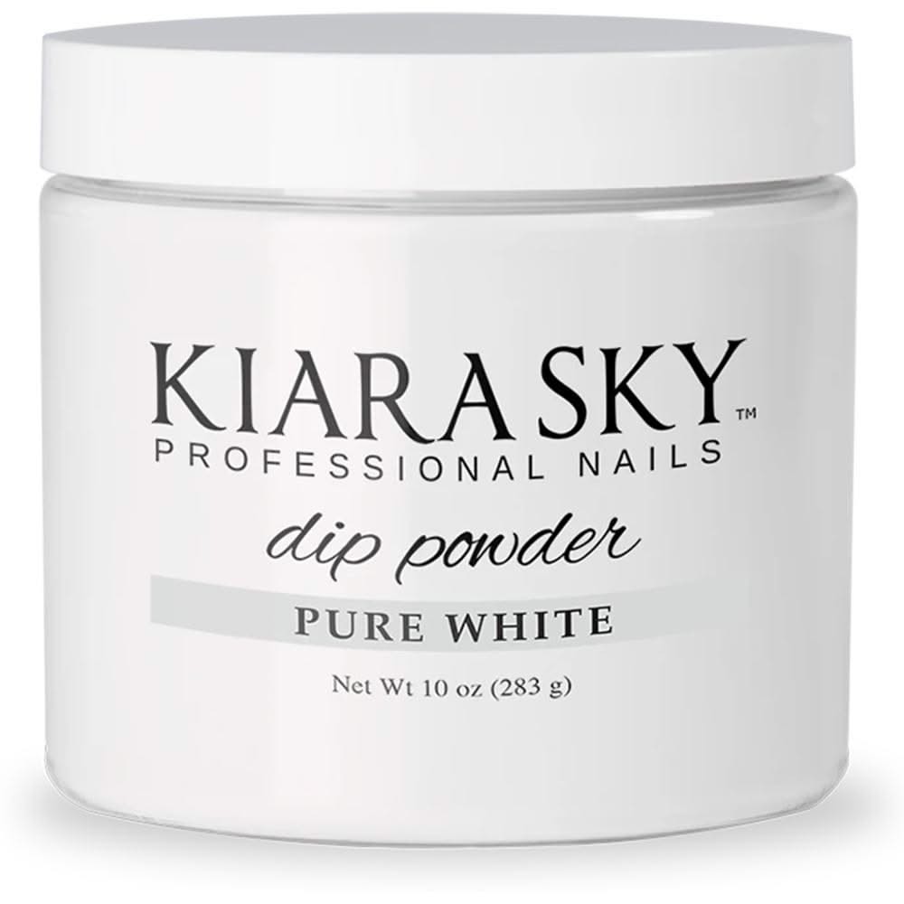 Kiara Sky Pink & White 10oz - Pure White - DTK Nail Supply