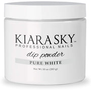 Kiara Sky Pink & White 10oz - Pure White - DTK Nail Supply