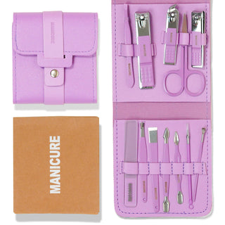  Manicure Travel Kit - Purple