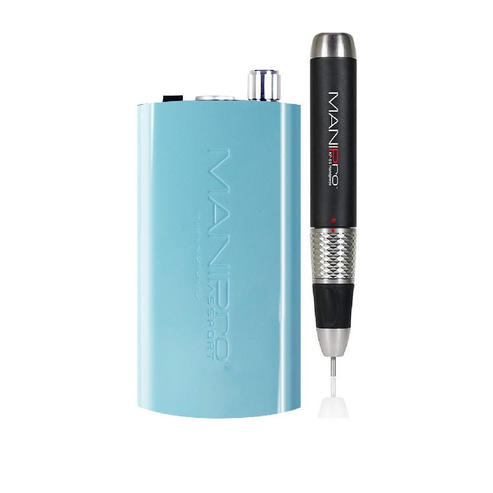 KUPA Passport Nail Drill Complete with Handpiece KP - 55 - M. Prince (Blue) - DTK Nail Supply