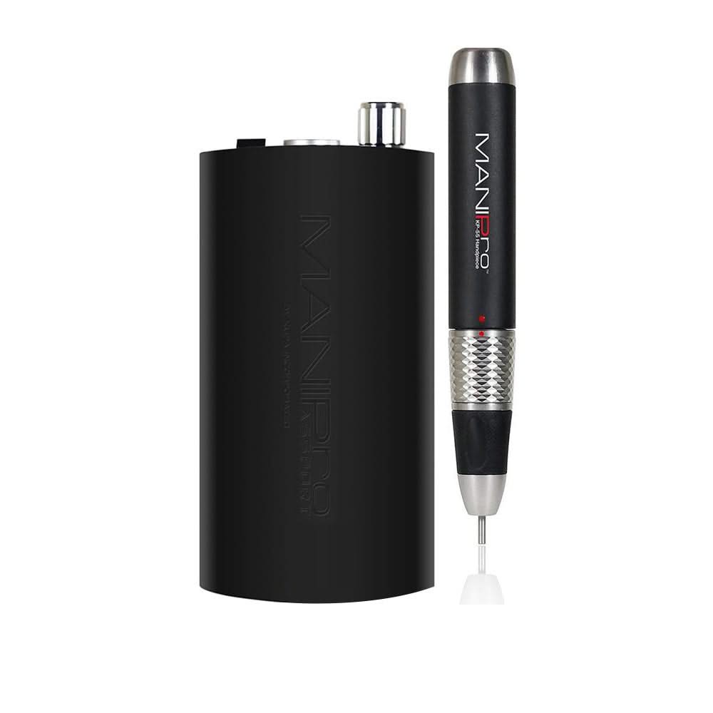 KUPA Passport Nail Drill Complete with Handpiece KP - 55 - Phantom (Black) - DTK Nail Supply