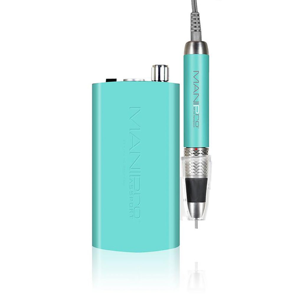 KUPA Passport Nail Drill Complete with Handpiece KP - 55 - Teal - DTK Nail Supply
