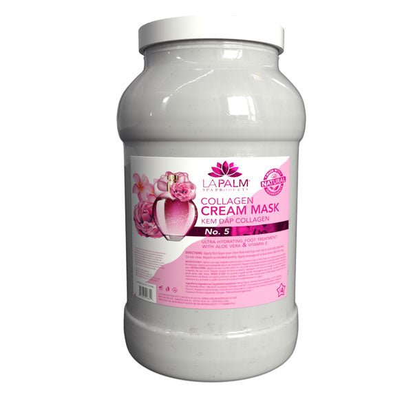 La Palm Collagen Cream Mask - 1 Gallon - No.5 - DTK Nail Supply