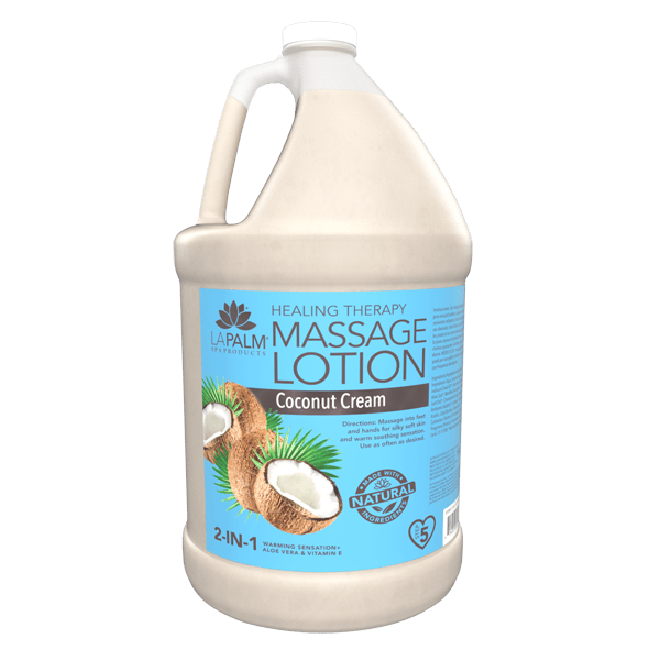La Palm Massage Lotion - Coconut Cream - 1Gallon - DTK Nail Supply