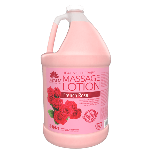 La Palm Massage Lotion - French Rose - 1Gallon - DTK Nail Supply