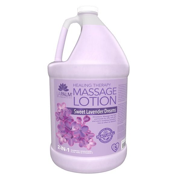 La Palm Massage Lotion - Lavender - 1Gallon - DTK Nail Supply