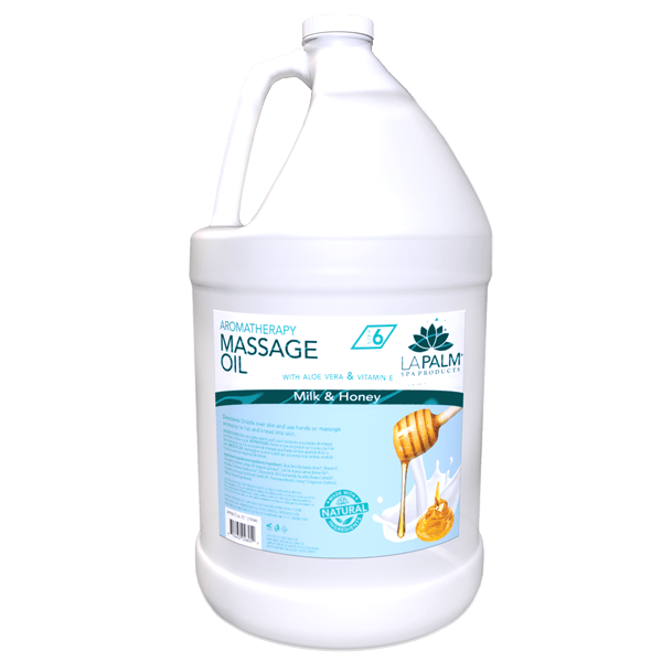 La Palm Massage Lotion - Milk & Honey - 1Gallon - DTK Nail Supply