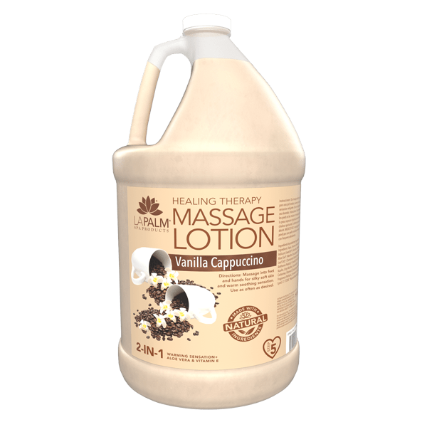 La Palm Massage Lotion - Vanilla Cappuccino - 1Gallon - DTK Nail Supply
