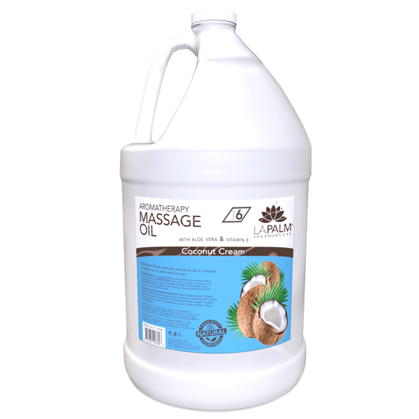 La Palm Massage Oil - Coconut Cream - 1Gallon - DTK Nail Supply