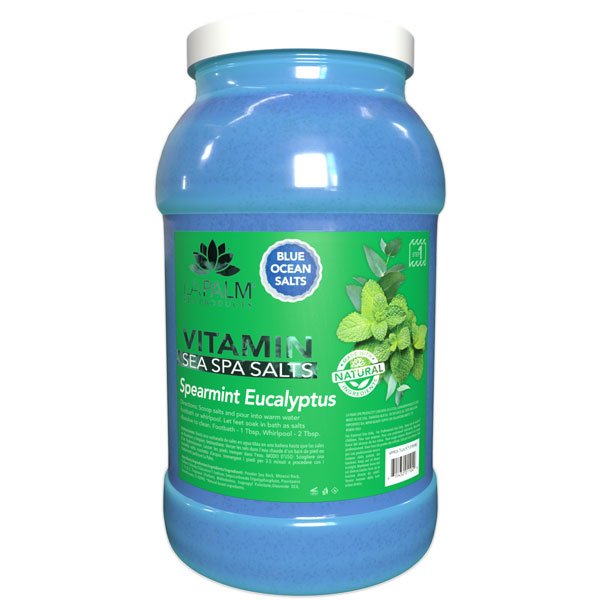 La Palm Sea Spa Salts - Spearmint Eucalyptus - 1Gallon - DTK Nail Supply