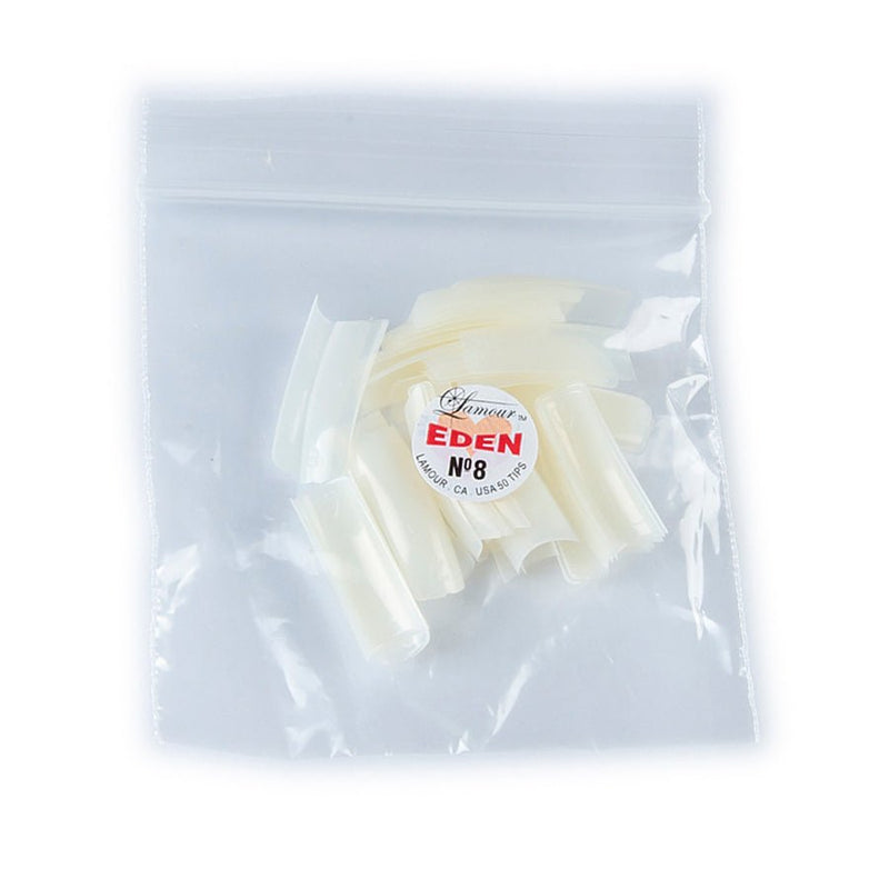 Lamour Tips 50pcs/bag, 8 - DTK Nail Supply
