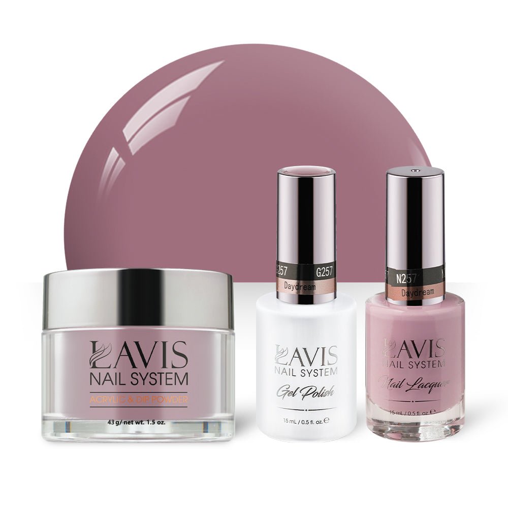 LAVIS 3 in 1 - 257 Daydream - Acrylic & Dip Powder, Gel & Lacquer - DTK Nail Supply