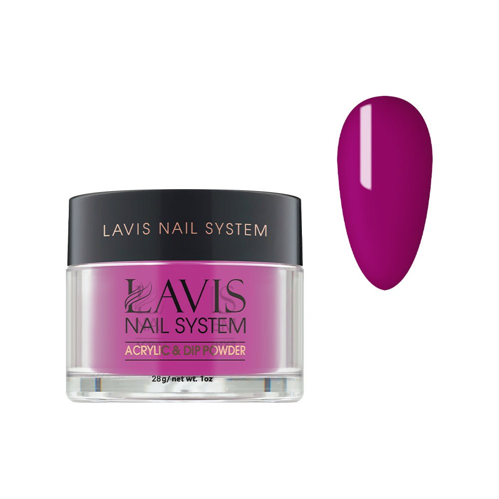 Lavis Acrylic Powder - 046 Disco Magenta - DTK Nail Supply