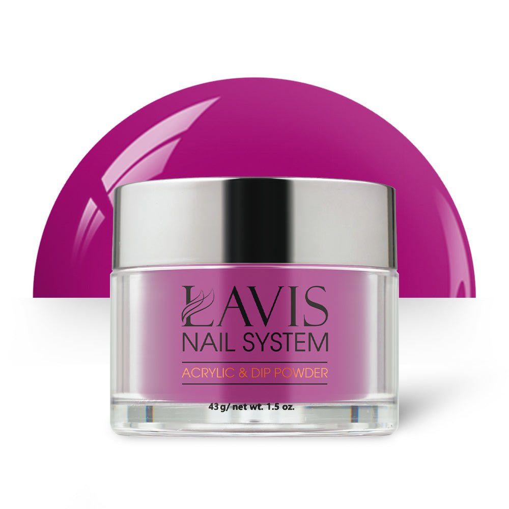 Lavis Acrylic Powder - 046 Disco Magenta - DTK Nail Supply