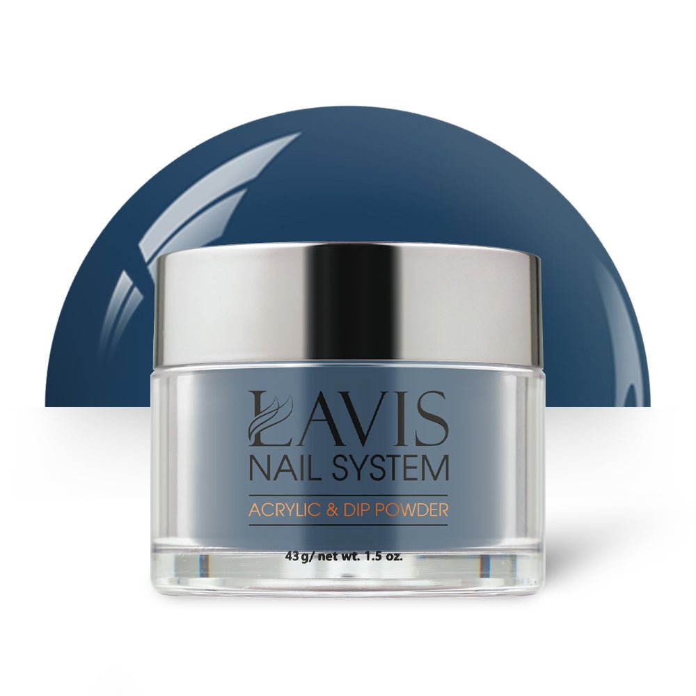 Lavis Acrylic Powder - 052 Lesson Blue - DTK Nail Supply