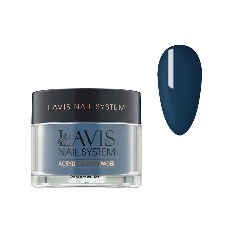 Lavis Acrylic Powder - 052 Lesson Blue - DTK Nail Supply