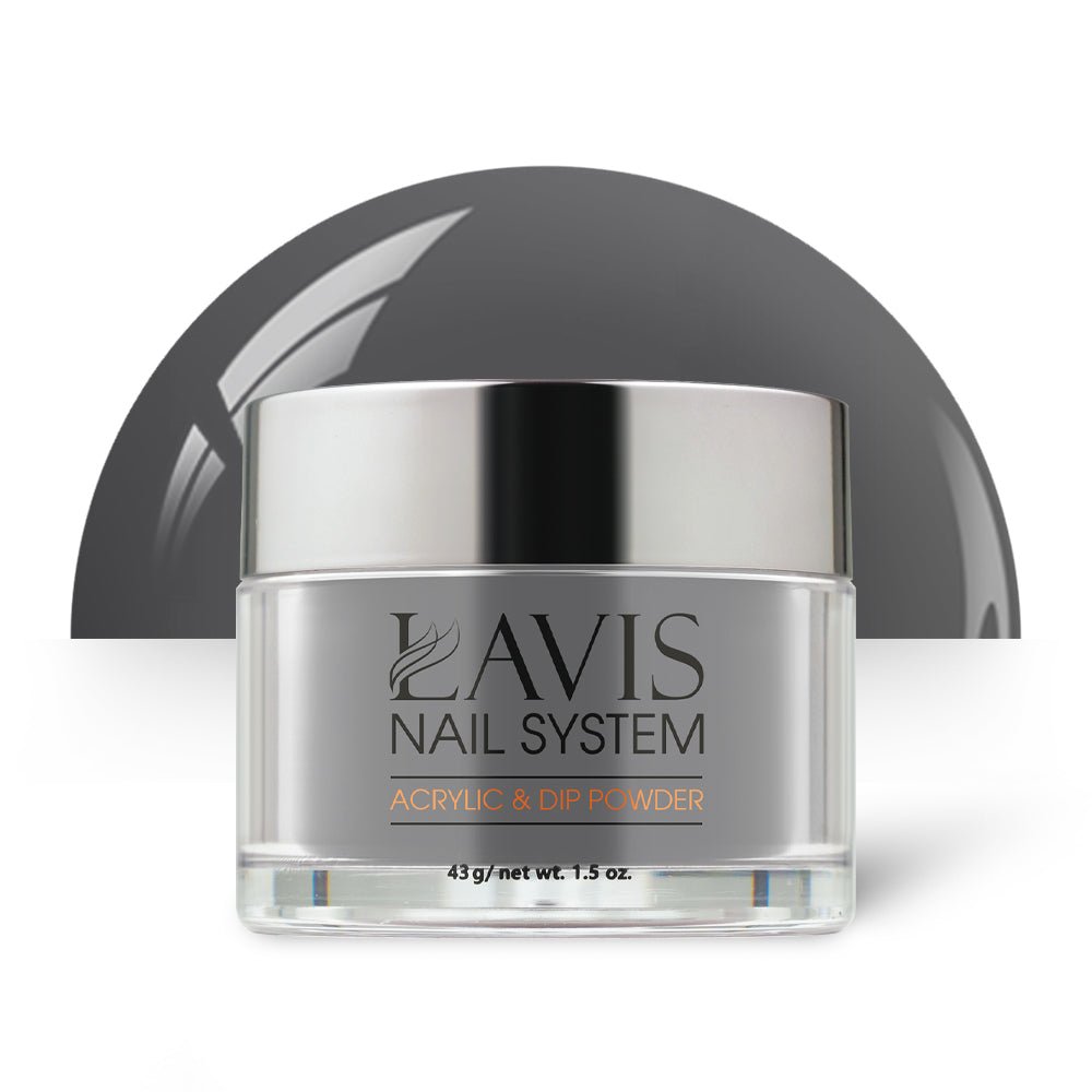 Lavis Acrylic Powder - 079 Metal Gray - DTK Nail Supply
