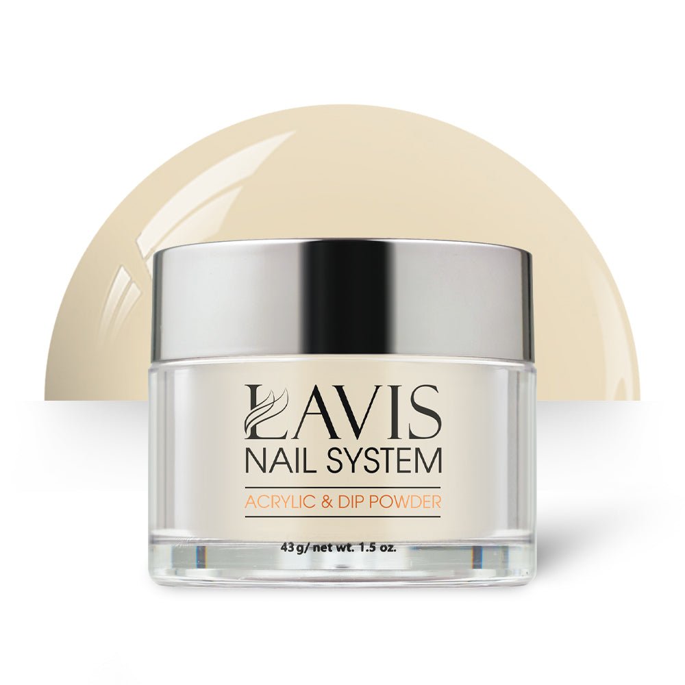 Lavis Acrylic Powder - 145 Cottage Cream - DTK Nail Supply