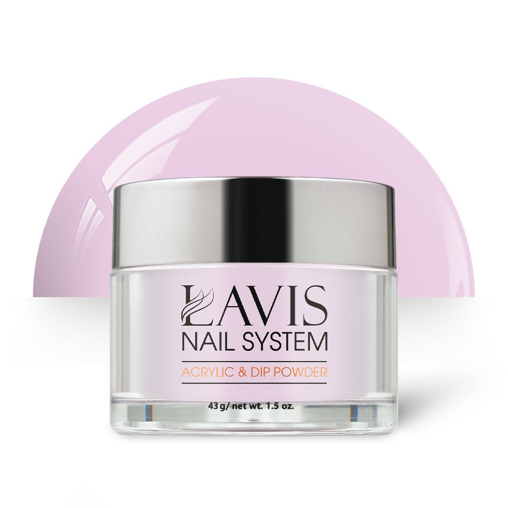 Lavis Acrylic Powder - 155 Lighthearted Pink - DTK Nail Supply