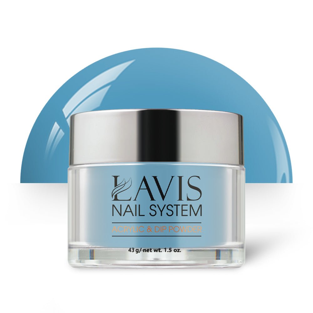 Lavis Acrylic Powder - 168 Major Blue - DTK Nail Supply