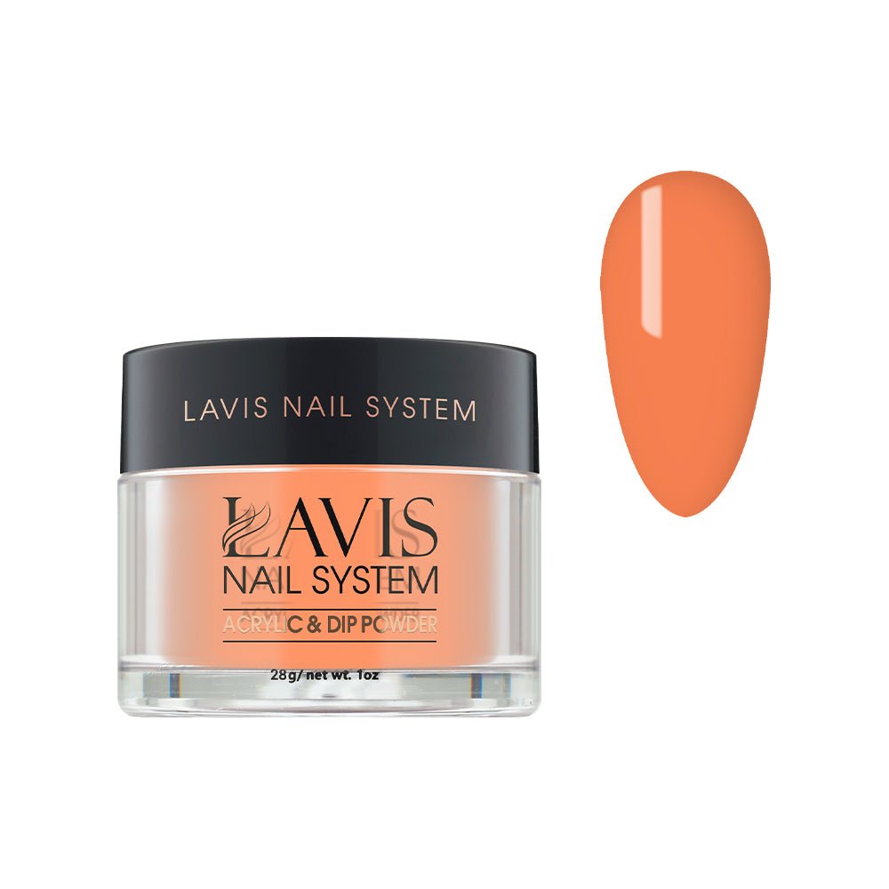 Lavis Acrylic Powder - 193 Tangerine - DTK Nail Supply