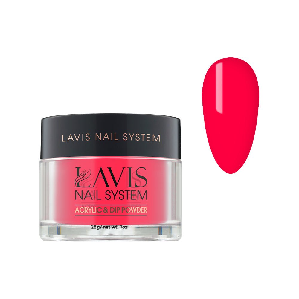 Lavis Acrylic Powder - 199 Fushia - DTK Nail Supply