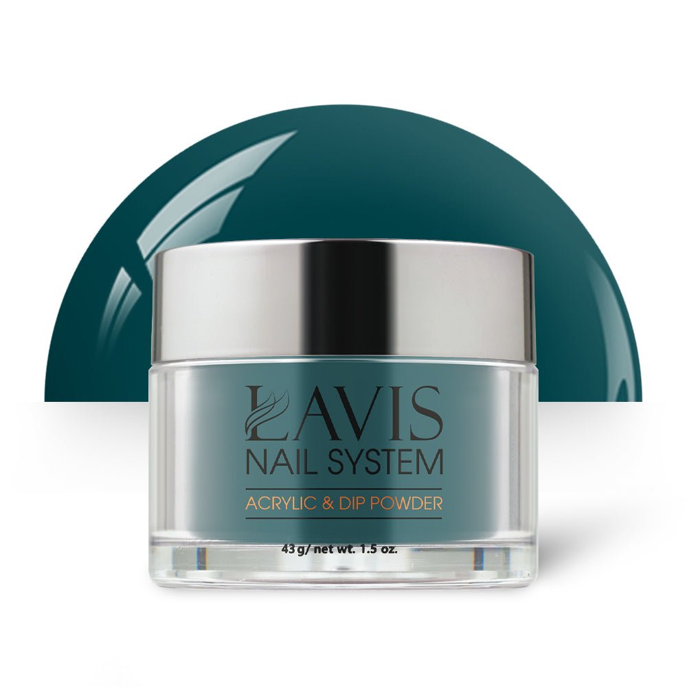 Lavis Acrylic Powder - 202 Maxi Teal - DTK Nail Supply