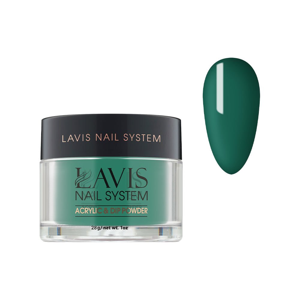 Lavis Acrylic Powder - 204 Kendal Green - DTK Nail Supply